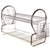 MAINONE 2-Layer Steel Dish Rack, Size: L68xW247xH392mm. Chrome Plated. Buy