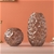 SOGA 2X Grey Colored Diamond Cut Glass Flower Vase Jar Gold Accent