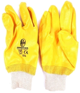 12 Pairs x PVC Coated Cotton Work Gloves