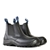 BATA Jobmate Safety Boots, Size 9, Elastic Sided, Steel Toe Cap, Black Leat