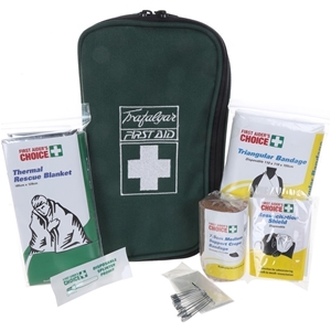 6 x TRAFALGAR First Aid Kits in Carry Po