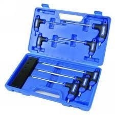 KINCROME 7pc T-Handle Hex Key Wrench Set