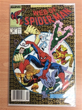 Web Of Spider-Man 50th Issue Comic Book