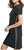 DKNY SPORT Women's Tape Logo Dress, Size L, Cotton/ Elastane, Black. Buyers