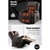 Artiss Electric Recliner Chair Lift Heated Massage Fabric Lounge Sofa