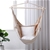 Sherwood Home Hammock Chair Swing with Cushion- Natural Beige - L 125x185cm