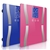SOGA 2 x Digital Body Fat Bathroom Scales Weight Gym LCD Blue/Pink