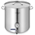 SOGA Stainless Steel 33L Brewery Pot With Beer Tap 35*35cm
