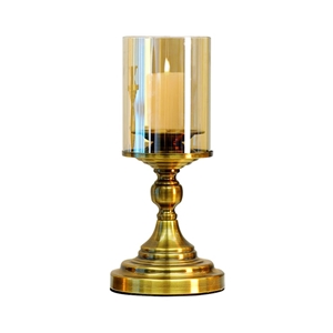 SOGA 33.5cm Gold Nordic Deluxe Candlesti