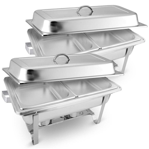 SOGA 2X Stainless Steel Chafing Food War