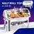 SOGA 2*4.5L Stainless Steel Roll Top Chafing Dish Dual Trays Food Warmer