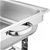 SOGA 2X Stainless Steel Roll Top Chafing Dish 2*4.5L Dual Trays Food Warmer