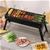 SOGA 60cm Portable Folding Thick Box-type Charcoal Grill for Outdoor BBQ