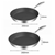 SOGA Dual Burners Cooktop Stove w/ 20cm & 26cm Induction Frying Pan Skillet