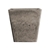 SOGA 27cm Sand Grey Square Resin Plant Pot in Cement Pattern Cachepot