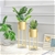 SOGA Reversible Gold Metal 90CM Plant Stand Flower Pot Holders Rack Display