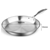 SOGA Stainless Steel Fry Pan 36cm Top Grade Induction Cooking Frypan