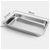 SOGA 4X Gastronorm GN Pan Full Size 1/1 GN Pan 6.5cm Stainless Steel Tray