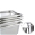SOGA 4X Gastronorm GN Pan Full Size 1/1 GN Pan 10cm Stainless Steel Tray