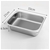 SOGA 4X Gastronorm GN Pan Full Size 1/2 GN Pan 6.5cm Stainless Steel Tray
