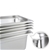 SOGA Gastronorm GN Pan Full Size 1/3 GN Pan 20cm Deep Stainless Steel Tray