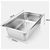 SOGA 6x Gastronorm GN Pan Full Size 1/1 GN 150mm Stainless Steel Tray w/Lid