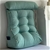 SOGA 45cm Green Triangular Wedge Lumbar Pillow Headboard Home Decor