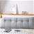 SOGA 4X 180cm Silver Triangular Wedge Bed Pillow Headboard Cushion