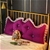 SOGA 4X 120cm Burgundy Princess Bed Pillow Headboard Sofa Cushion