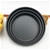 SOGA 7-inch Round Black Steel Non-stick Pizza Tray Oven Baking Plate Pan