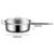 SOGA Stainless Steel 26cm Saucepan & Lid Induction Cookware Triple Ply Base