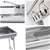 SOGA Skewers Grill Portable S/Steel Charcoal BBQ Outdoor 6-8 Persons