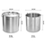 SOGA 33L 18/10 Stainless Steel Stockpot w/ Stock pot Basket Pasta Strainer
