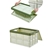 SOGA 56L Collapsible Car Trunk Storage Box Green