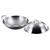 SOGA 2X 3-Ply 38cm SS Double Handle Wok Frying Fry Pan Skillet with Lid