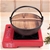 SOGA 25cm Cast Iron Japanese Style Sukiyaki Tetsu Nabe Shabu Hot Pot w/ Lid