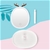 SOGA White Antler LED Light Makeup Mirror Magnification Tabletop