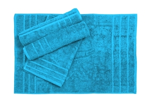 Pack of 4 Pcs Bath Mat – Scuba Blue