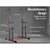BLACK LORD Squat Rack Adj Barbell Rack Bench Press Weight Lifting Gym
