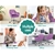 Velvet Office Chair Computer Swivel Armchair Adult Kids Purple ALFORDSON