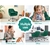 Velvet Office Chair Computer Swivel Armchair Adult Kids Green ALFORDSON