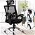 Mesh Office Chair Gaming Executive Fabric Seat Footrest Recline ALFORDSON
