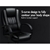 Office Chair Executive PU Leather Computer Racer Black Seat ALFORDSON