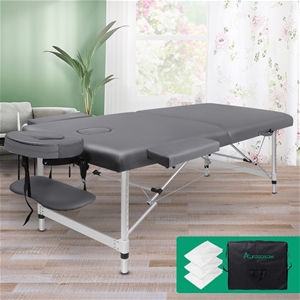Massage Table 2 Fold 75cm Foldable Porta