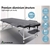 Massage Table 2 Fold 75cm Foldable Portable Bed Desk Aluminium ALFORDSON