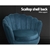 Artiss Armchair Lounge Chair Accent Retro Armchairs Lounge Shell VelvetNavy
