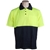 4 x FRONTIER Hi-Vis Microfibre Polo Shirt Short Sleeves, Size: L, Yellow/Na