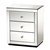 Artiss Mirrored Bedside tables Drawers Crystal Chest Glass Silver