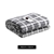 Giselle Bedding Washable Heated Electric Throw Rug Blanket Flannel Grey