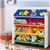 Keezi 12 Plastic Bins Kids Toy Organiser Box Bookshelf Storage Rack